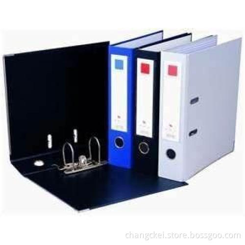 Gloss Lamination Cardboard Ring File Folder with Customized